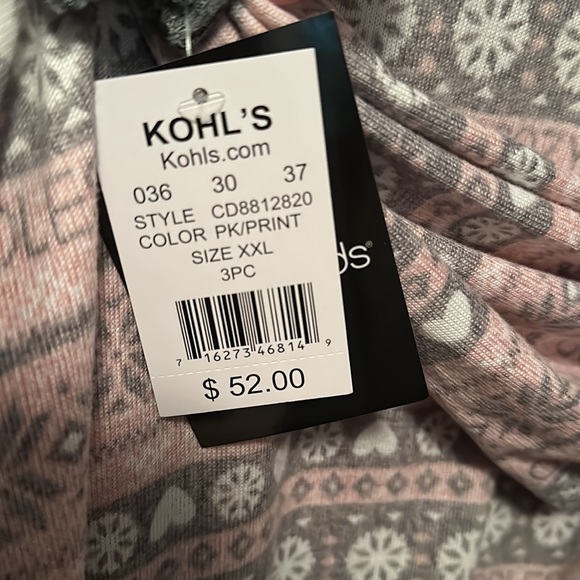 Brand New Super Soft Cuddl Duds PJ top and bottom 2X - Picture 4 of 4